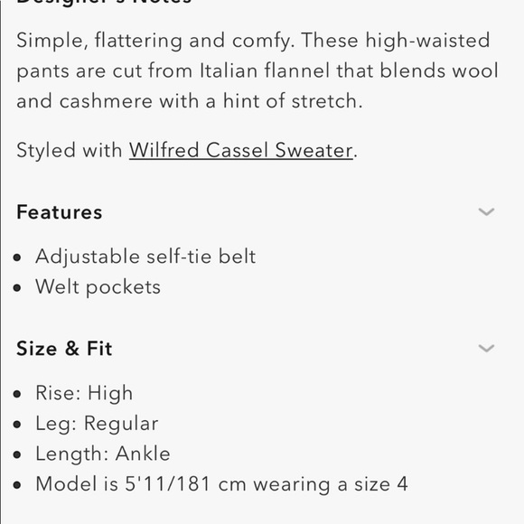 Aritzia Pants - Picture 4 of 7